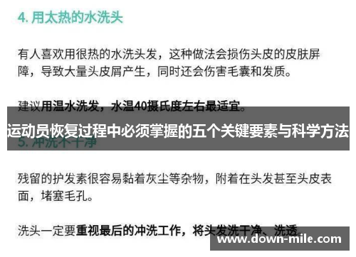 运动员恢复过程中必须掌握的五个关键要素与科学方法